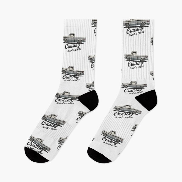 Item preview, Cruising Is Not a Crime – Classic Vintage Pickup Truck Design designed and sold by ArcticFoxStudio.