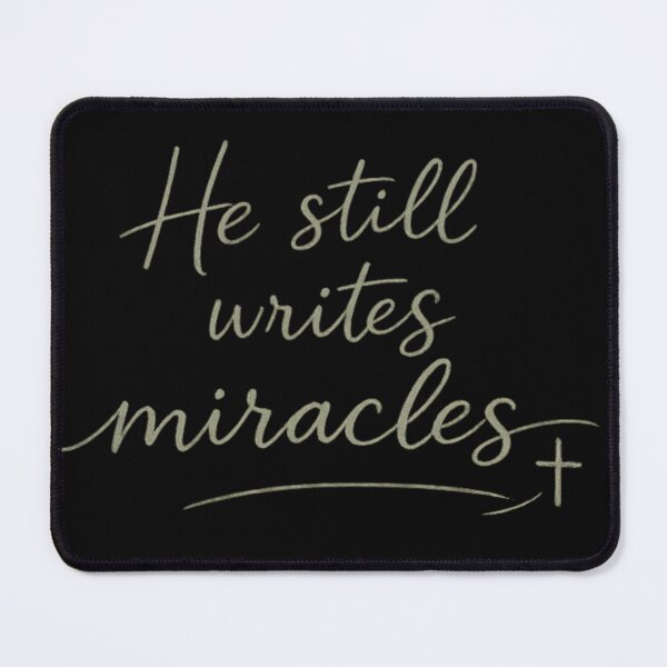 Item preview, He Still Writes Miracles – Christian Faith Shirt with Cross designed and sold by WildWonderfulWear.
