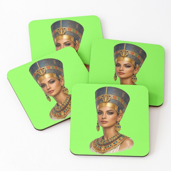 Item preview, Queen Nefertiti Ancient Egyptian Royal Beauty Portrait Art designed and sold by Queen Cleopatra.