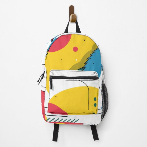Item preview, Cute dog sits in colorful art space designed and sold by anytka.