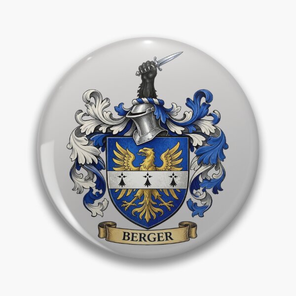 Item preview, The Berger Family Coat of Arms designed and sold by BagTown Clans.