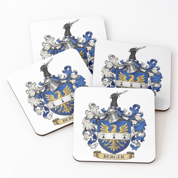 Item preview, The Berger Family Coat of Arms designed and sold by BagTown Clans.