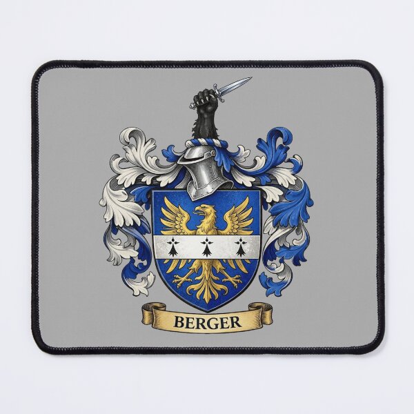 Item preview, The Berger Family Coat of Arms designed and sold by BagTown Clans.