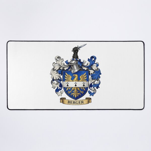 Item preview, The Berger Family Coat of Arms designed and sold by BagTown Clans.