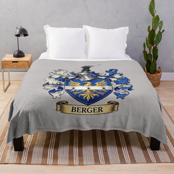 Item preview, The Berger Family Coat of Arms designed and sold by BagTown Clans.