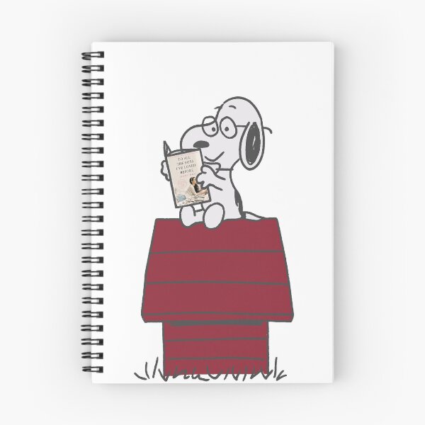 Item preview, snoopy reading to all the boys i've loved before designed and sold by liveawhimsylife.