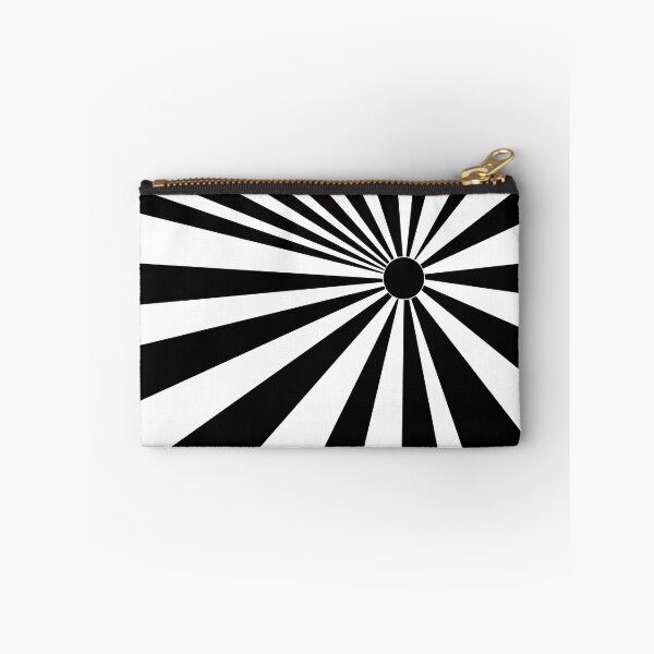 Item preview, Retro Op Art Sunburst in Black and White designed and sold by MellowCat.
