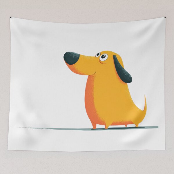Item preview, Playful dog stands and looks up designed and sold by anytka.