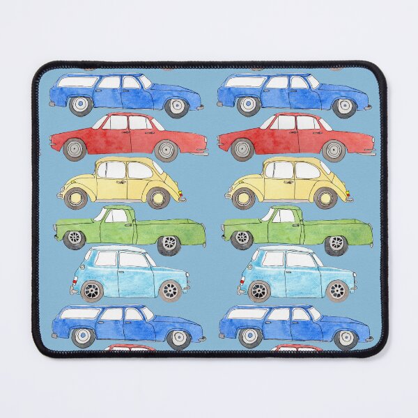 Item preview, Daily Drivers on Blue designed and sold by DogwoodDesign.