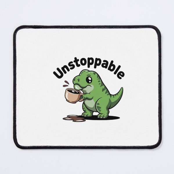 Item preview, Funny Spilled Coffee Unstoppable T-Rex Meme Art designed and sold by Mr-wow.