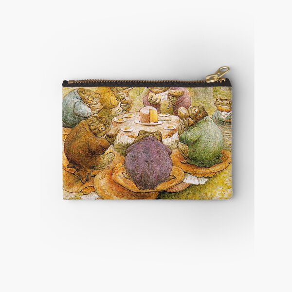 Item preview, Vintage Storybook Toad Tea Party Illustration for Whimsical Art Lovers designed and sold by RickE.