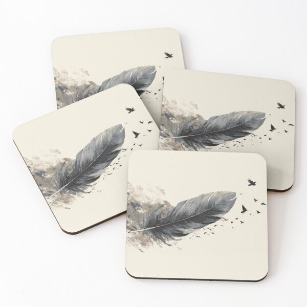 Item preview, Birds in flight over clouds designed and sold by anytka.