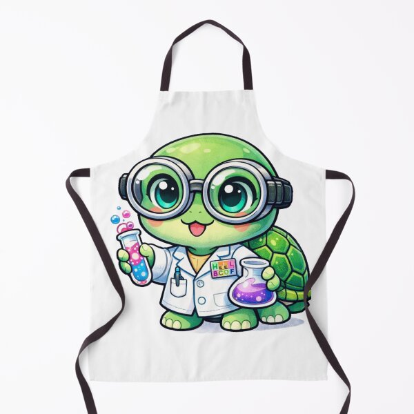 Item preview, Cute Baby Turtle Scientist Chemistry Lab Researcher designed and sold by LegatoDesigne.