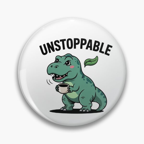 Item preview, Kawaii Green T-Rex Unstoppable Meme - Minimalist Art designed and sold by Mr-wow.