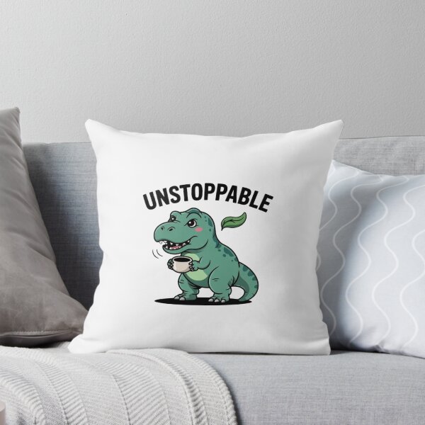 Item preview, Kawaii Green T-Rex Unstoppable Meme - Minimalist Art designed and sold by Mr-wow.