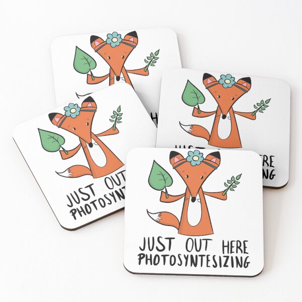 Item preview, Funny Fox Just Out Here Photosynthesizing Nature Humor designed and sold by DesignFreakArt.