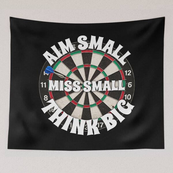Item preview, Aim Small. Miss Small. Think Big. designed and sold by Plot Twist Outfitters.