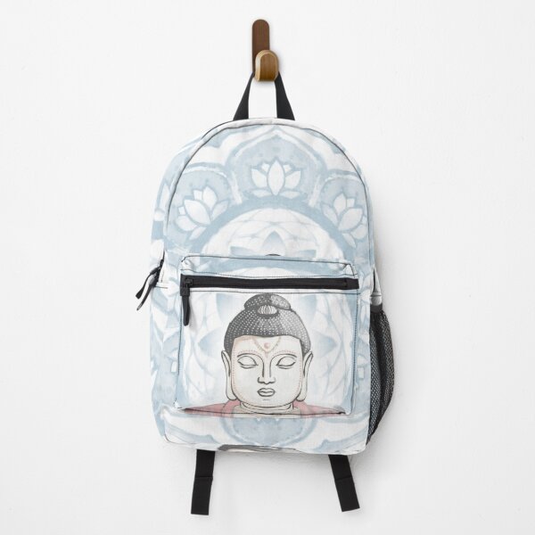 Item preview, Buddha Padma Watercolor - Dove Slate Rose - Sky Halo designed and sold by Irene Estelle.