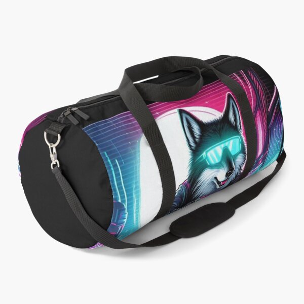 Item preview, Cyberpunk Wolf Rider – Neon Futuristic Motorcycle designed and sold by Mitaudesign.