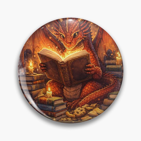 Item preview, Book Dragon – Cute Reading Dragon Fantasy Book Lover Design designed and sold by CSOApparels.