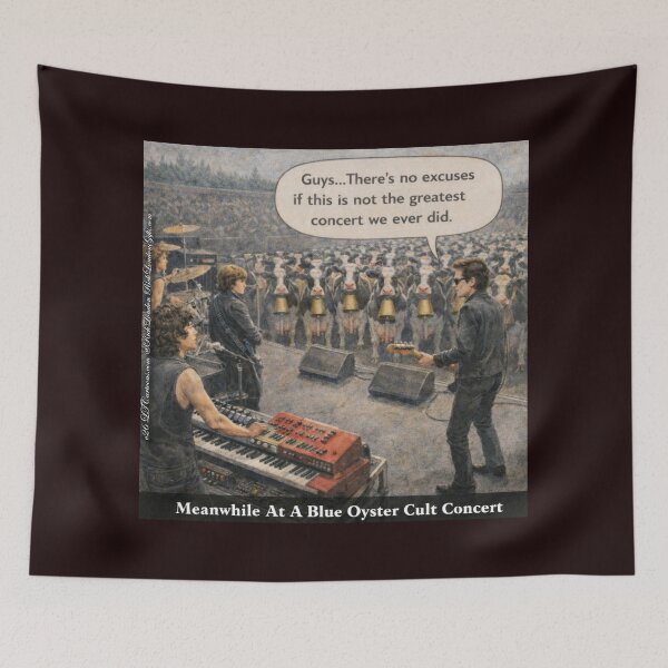 Item preview, Cowbell Concert Mayhem – Funny Music Art designed and sold by Rick London Gifts.
