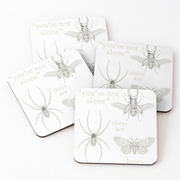 Item preview, You're Not Alone There Are Bugs Creepy Insect Humor , Funny Bug Lover Gift, Creepy Crawlies Nature Graphic Tee designed and sold by Inkvado.
