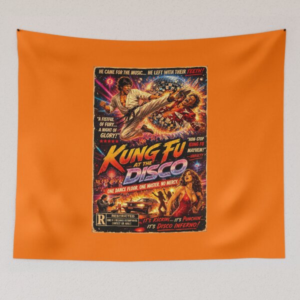 Item preview, Vintage 70s Disco Kung Fu Grindhouse Movie Poster Shirt designed and sold by GhostDawgs.
