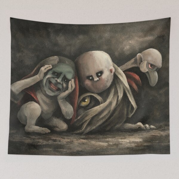Item preview, Horrific Dream Scene designed and sold by Unreasonableart.