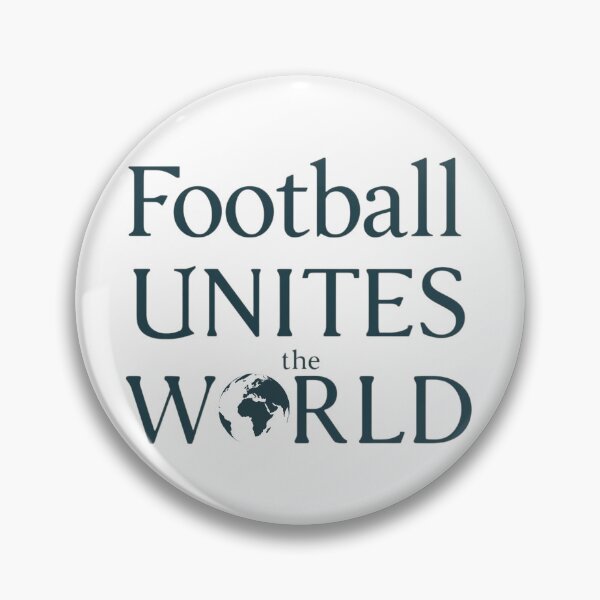 Item preview, Football Unites The World Minimalist Typography designed and sold by Little-Miracle.