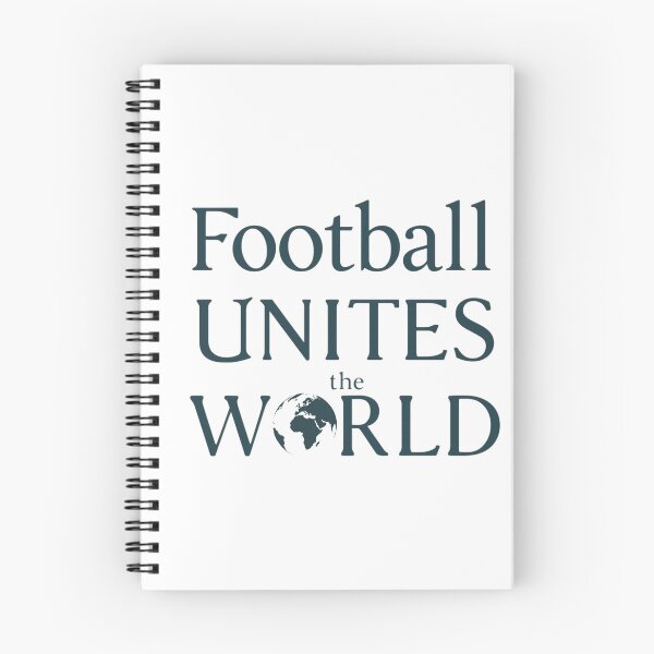 Item preview, Football Unites The World Minimalist Typography designed and sold by Little-Miracle.