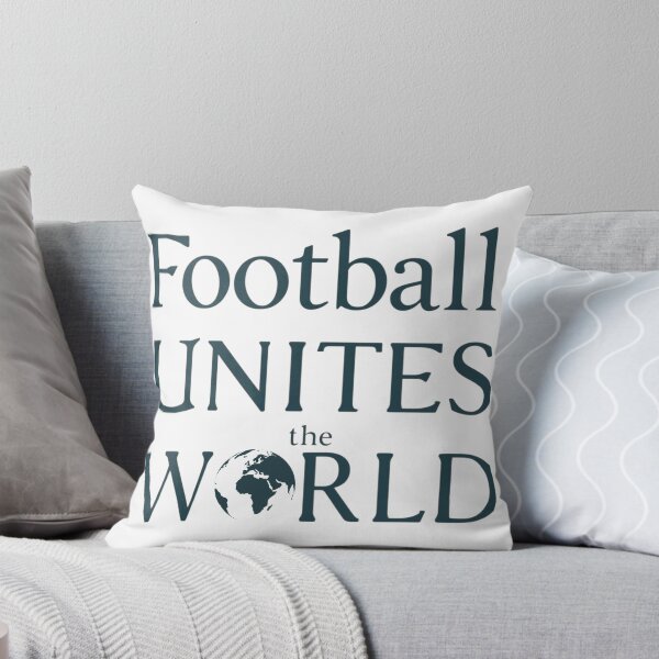Item preview, Football Unites The World Minimalist Typography designed and sold by Little-Miracle.