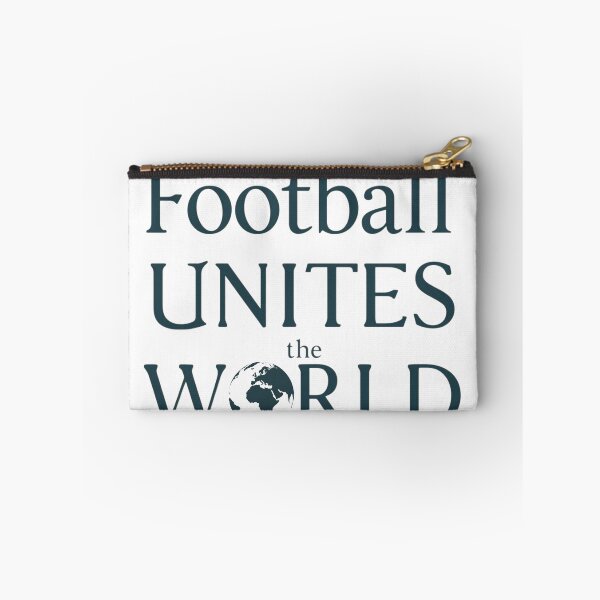 Item preview, Football Unites The World Minimalist Typography designed and sold by Little-Miracle.