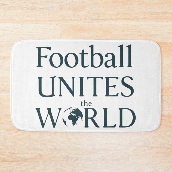 Item preview, Football Unites The World Minimalist Typography designed and sold by Little-Miracle.