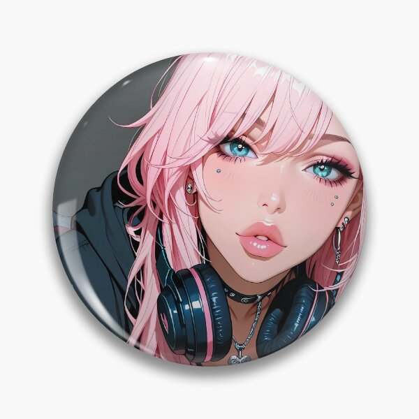 Item preview, RIPLEY: Pink Hair Gamer Girl Gaming Setup Poster designed and sold by BorgSpareParts.