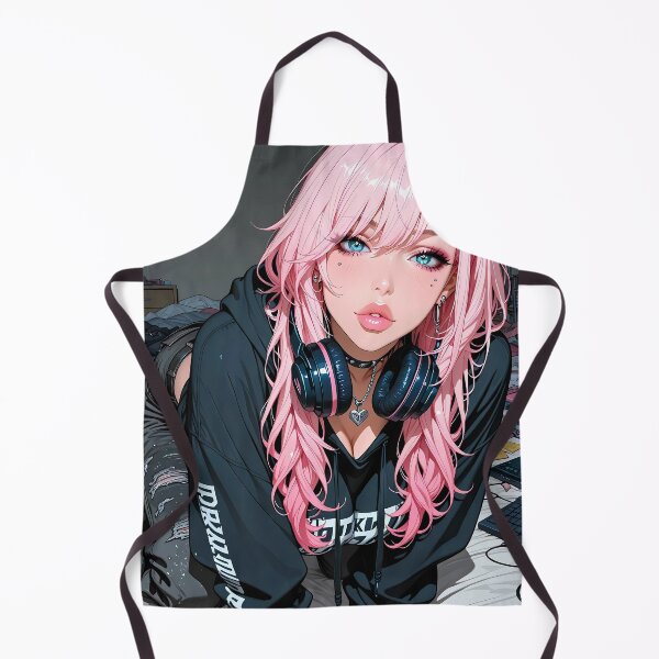 Item preview, RIPLEY: Pink Hair Gamer Girl Gaming Setup Poster designed and sold by BorgSpareParts.