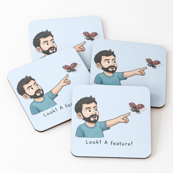 Item preview, It's not a bug, it's a feature! designed and sold by MessyHandsCo.