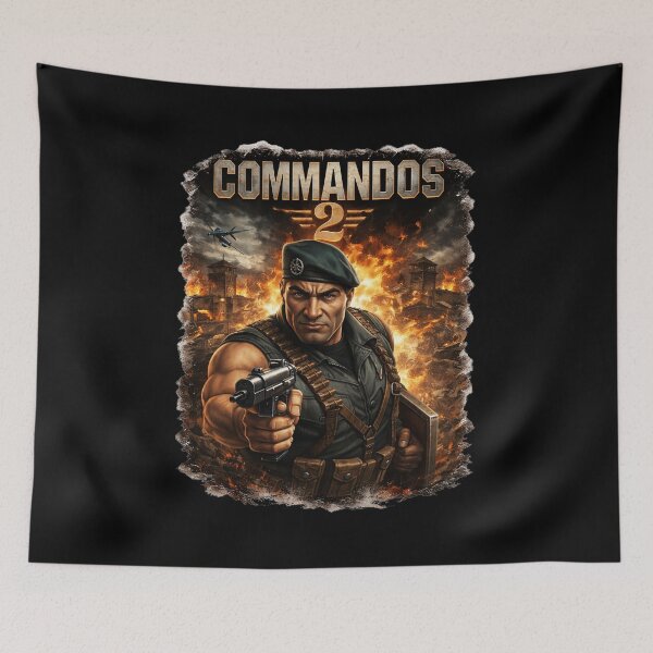 Item preview, Green Beret Commandos 2 – Retro Tactical Game Inspired Design designed and sold by Krisekk.