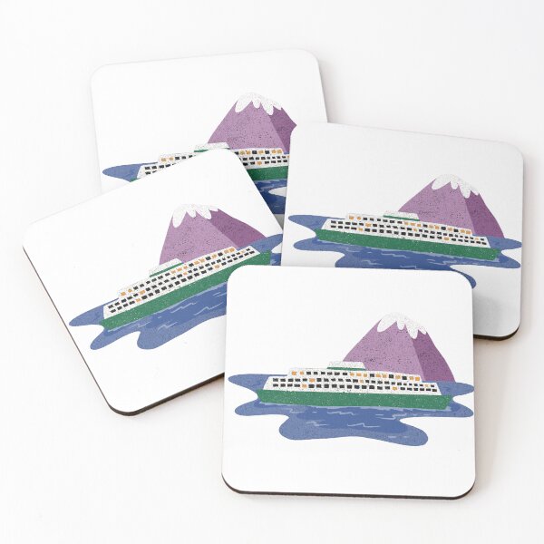 Item preview, Seattle Ferry Boat Sticker designed and sold by KitschByKate.