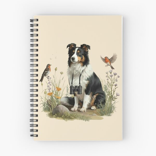 Item preview, Birdwatching Sheltie Dog with Binoculars – Nature Lover Birdwatcher Gift designed and sold by Willow & Ink.