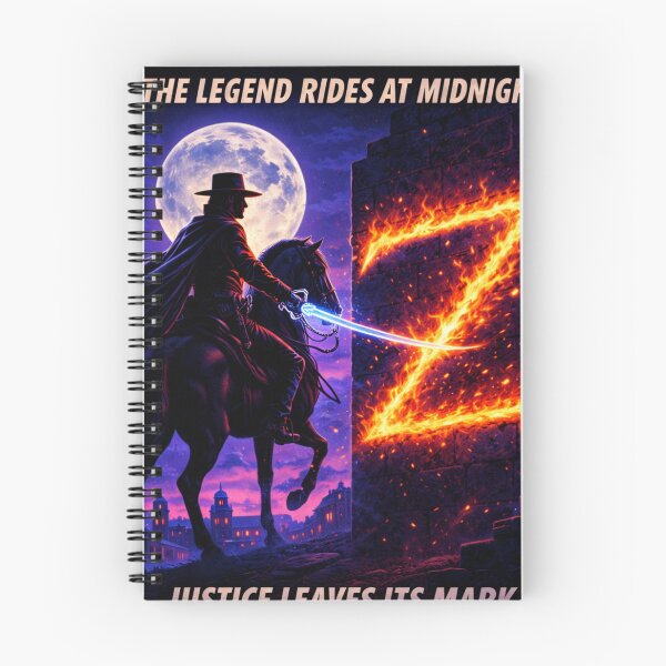 Item preview, Midnight Mark of Justice Neon Zorro Comic Legend Night Rider Art designed and sold by SHOCAMPOS DESIGNS .