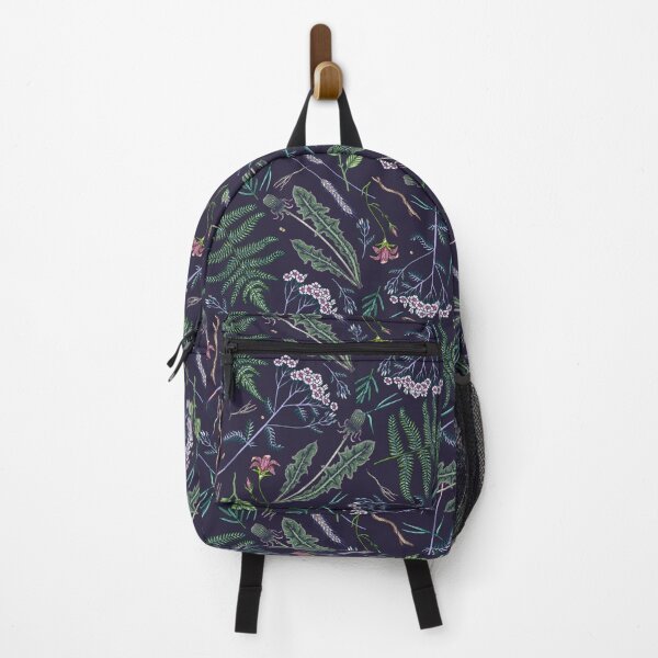 Item preview, Night Meadow Botanical Wildflower Pattern designed and sold by smalldrawing.