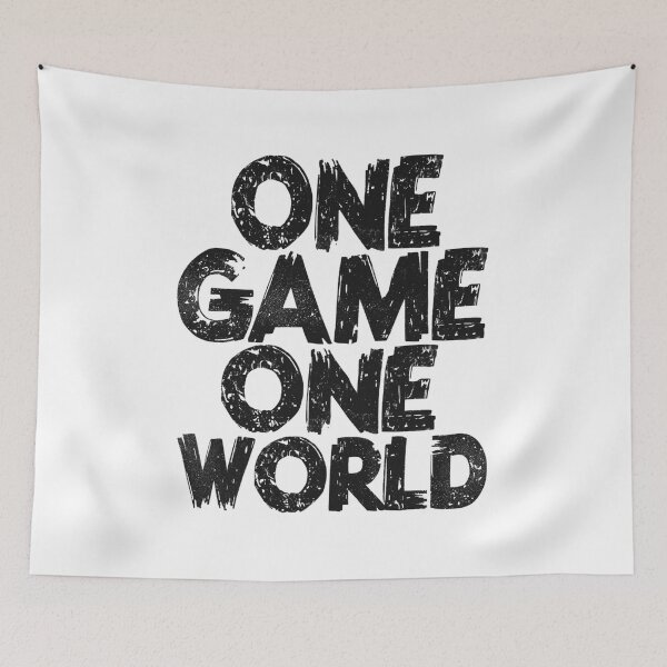 Item preview, One Game One World Grunge Soccer Typography designed and sold by Little-Miracle.