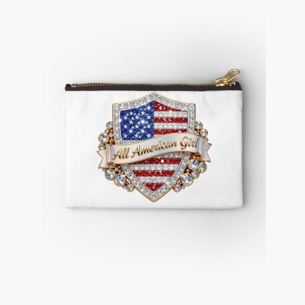 Item preview, Rhinestone All American Girl, USA 250th, 14th of July, Independence Day, semiquincentennial designed and sold by Adadita.