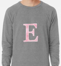 Pink Watercolor Ε Lightweight Sweatshirt