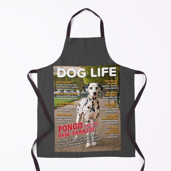 Item preview, DOG LIFE – Pongo and the Paw-parazzi Dalmatian Magazine Cover designed and sold by FrancophileFun.