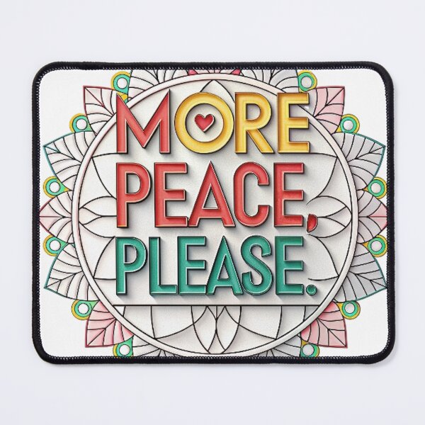 Item preview, MORE PEACE, PLEASE designed and sold by likbatonboot.