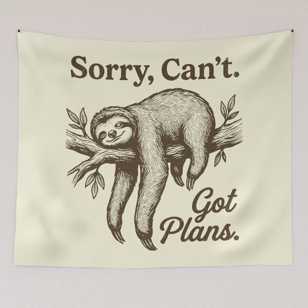 Item preview, Sloth Nap Meme Funny Sleeping Quote Vintage  designed and sold by Y-Vibes.
