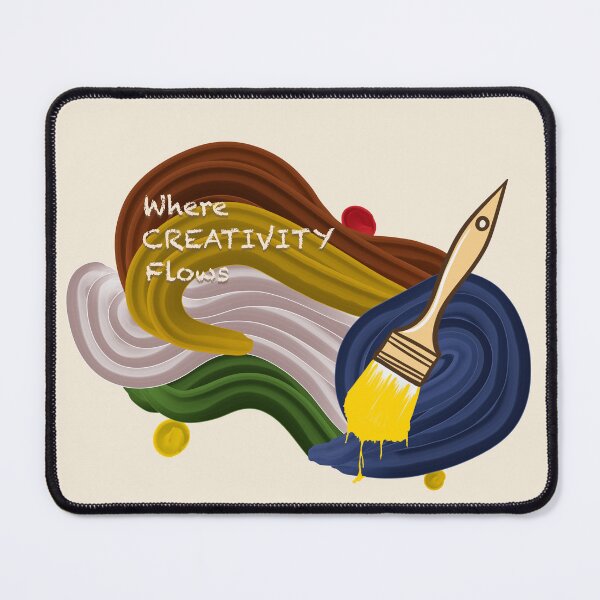 Item preview, Where Creativity Flows – Painterly Brush & Paint Stroke Art designed and sold by Fezzyboo.