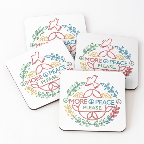 Item preview, MORE PEACE, PLEASE designed and sold by likbatonboot.