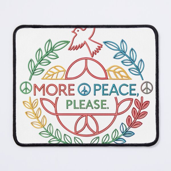 Item preview, MORE PEACE, PLEASE designed and sold by likbatonboot.